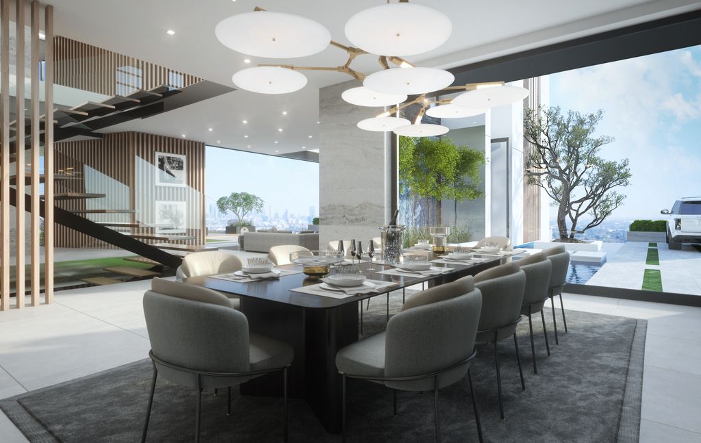 The Hollywood Hills Home is a project perched in the most prestigious location in Los Angeles was conceptualized by CLR Design Group;