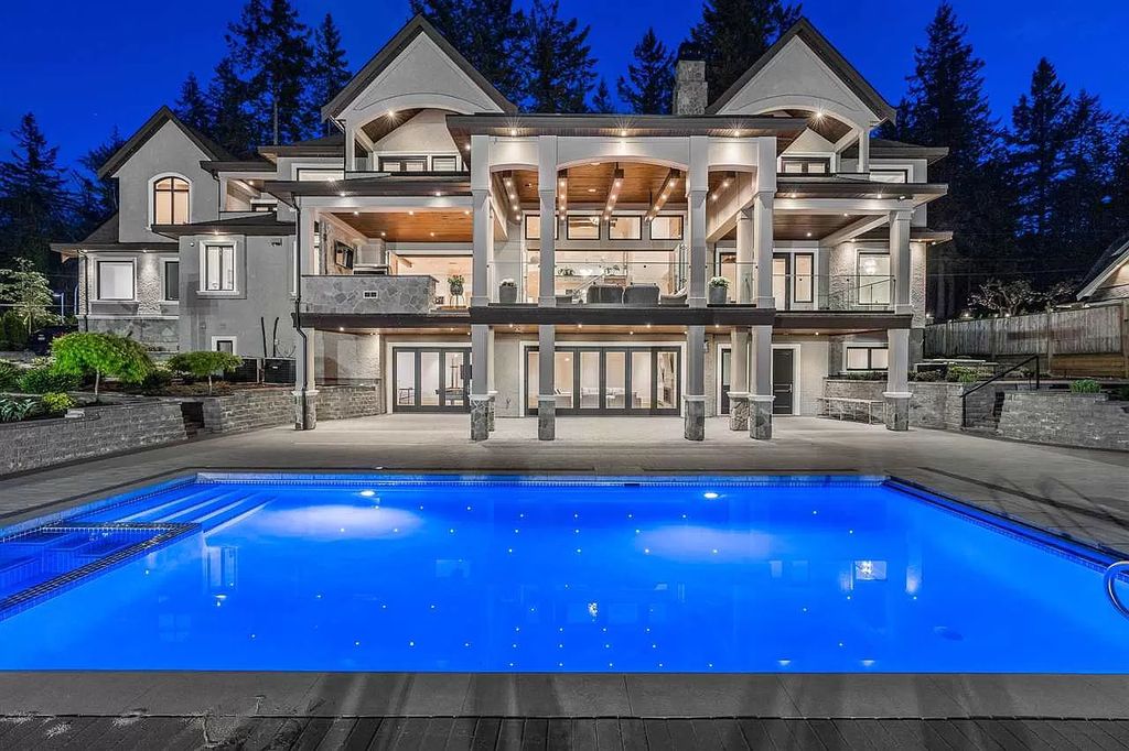 The Enthralling Unparalleled Residence in Surrey is a grand-scale luxury home now available for sale. This home located at 14383 28th Ave, Surrey, BC V4P 2H2, Canada
