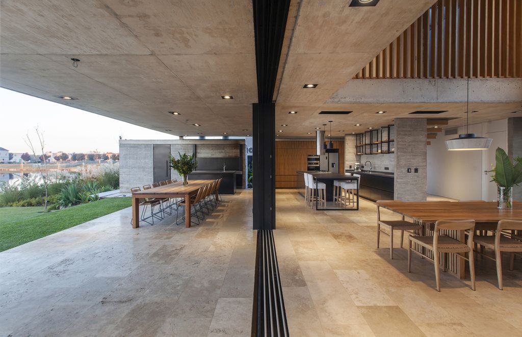 House FG, An Impressive two-level Home in Argentina by DIPA Arquitectos