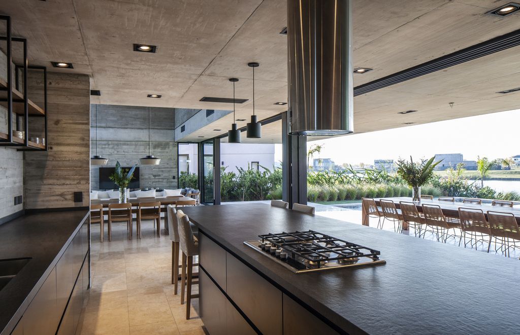 House FG, An Impressive two-level Home in Argentina by DIPA Arquitectos