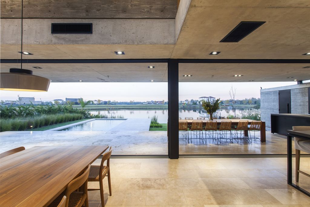House FG, An Impressive two-level Home in Argentina by DIPA Arquitectos