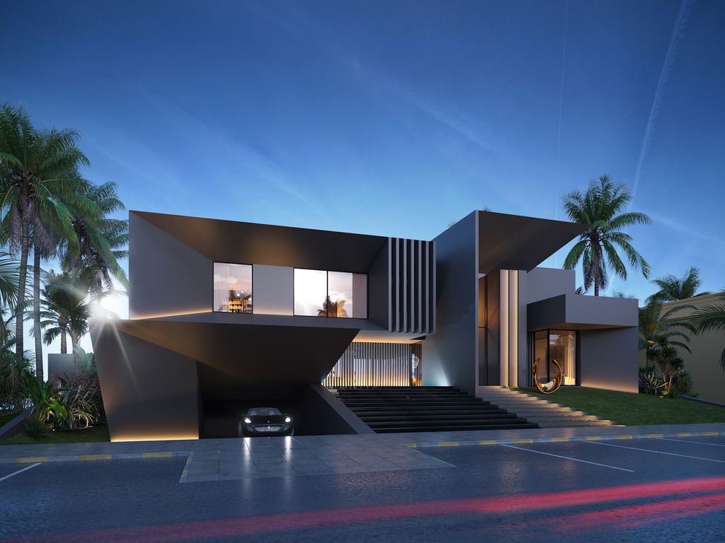 The Conceptual Villa in Abu Dhabi Royal Marina is a project perched in the most prestigious location in Abu Dhabi, United Arab Emirates was conceptualized by LS Project
