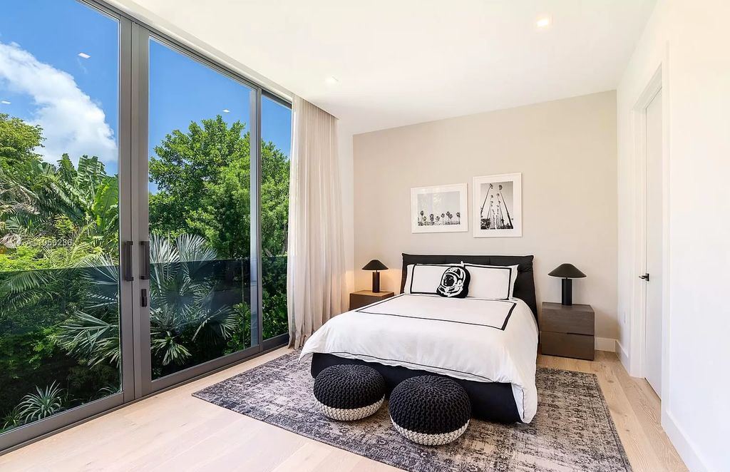 The Home in Miami Beach is a newly built tropical modern property has luxurious living space flawlessly connecting with the exterior now available for sale. This home located at 4535 Nautilus Ct, Miami Beach, Florida