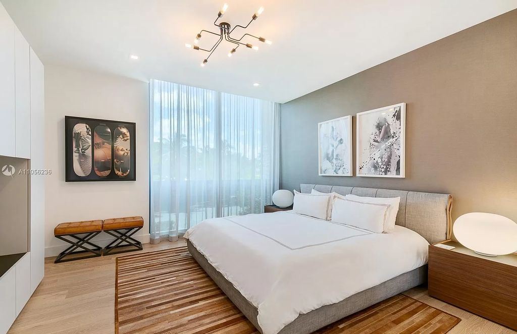 The Home in Miami Beach is a newly built tropical modern property has luxurious living space flawlessly connecting with the exterior now available for sale. This home located at 4535 Nautilus Ct, Miami Beach, Florida
