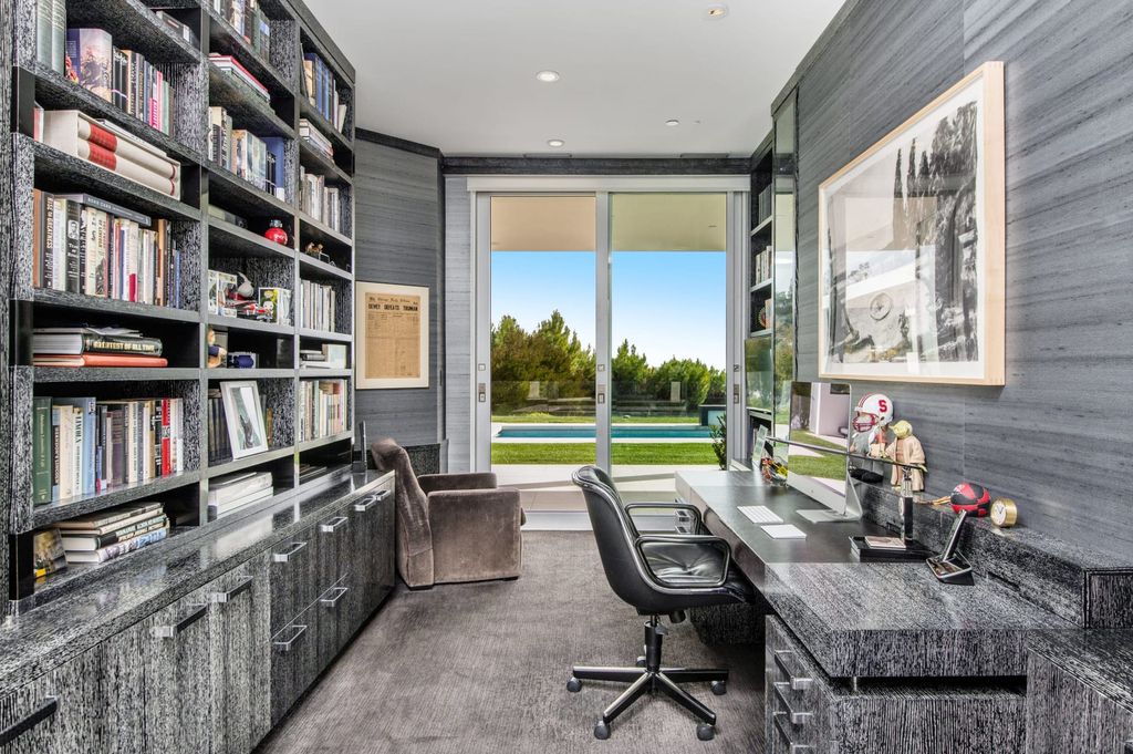 The Mid-century Contemporary Home in Beverly Hills situated on a prime city view rim lot in prestigious Trousdale Estates now available for sale. This home located at 1790 Carla Rdg, Beverly Hills, California