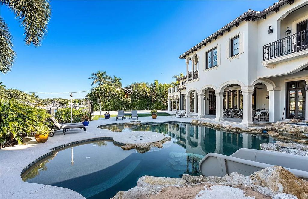 The Mediterranean Villa in Fort Lauderdale is the spectacular Italian inspired estate designed by renowned Randall Stofft Architects now available for sale. This home located at 2571 Del Lago Dr, Fort Lauderdale, Florida