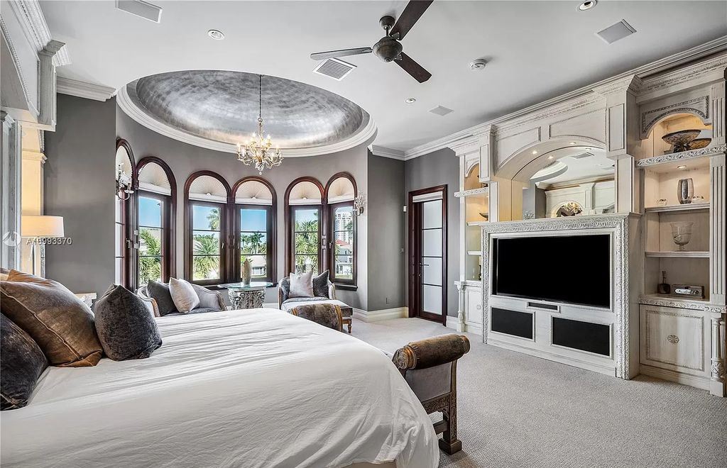 The Mediterranean Villa in Fort Lauderdale is the spectacular Italian inspired estate designed by renowned Randall Stofft Architects now available for sale. This home located at 2571 Del Lago Dr, Fort Lauderdale, Florida