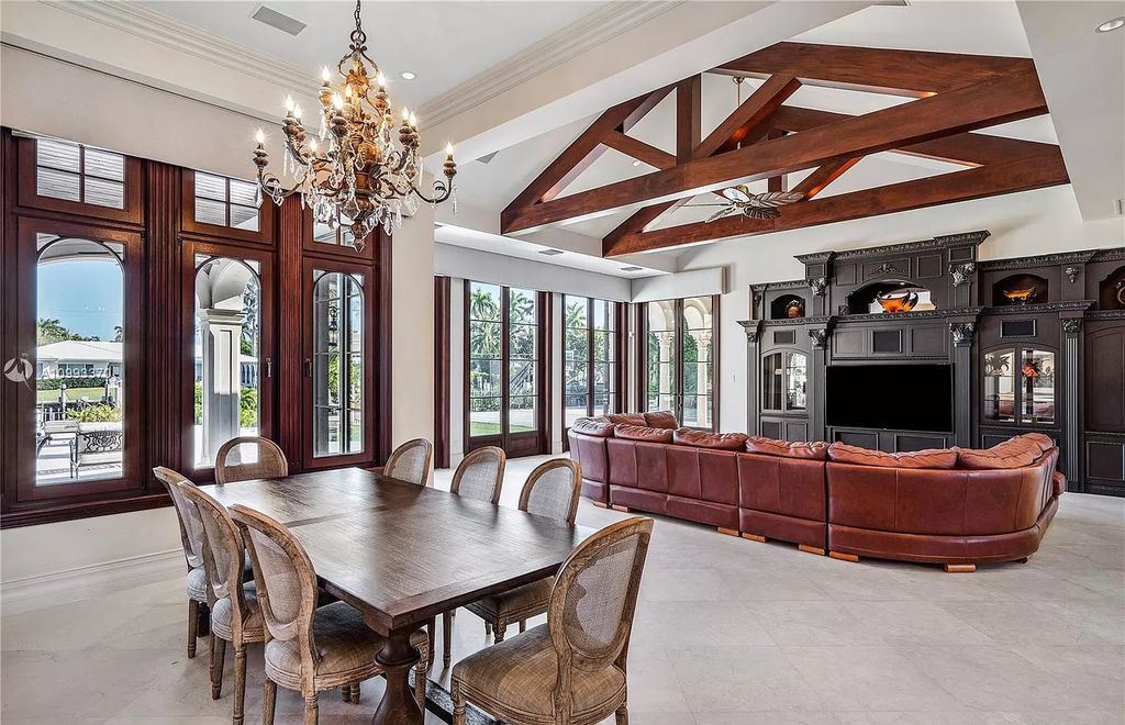 The Mediterranean Villa in Fort Lauderdale is the spectacular Italian inspired estate designed by renowned Randall Stofft Architects now available for sale. This home located at 2571 Del Lago Dr, Fort Lauderdale, Florida