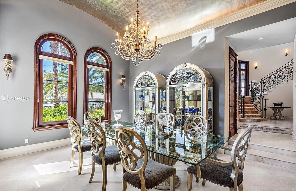 The Mediterranean Villa in Fort Lauderdale is the spectacular Italian inspired estate designed by renowned Randall Stofft Architects now available for sale. This home located at 2571 Del Lago Dr, Fort Lauderdale, Florida