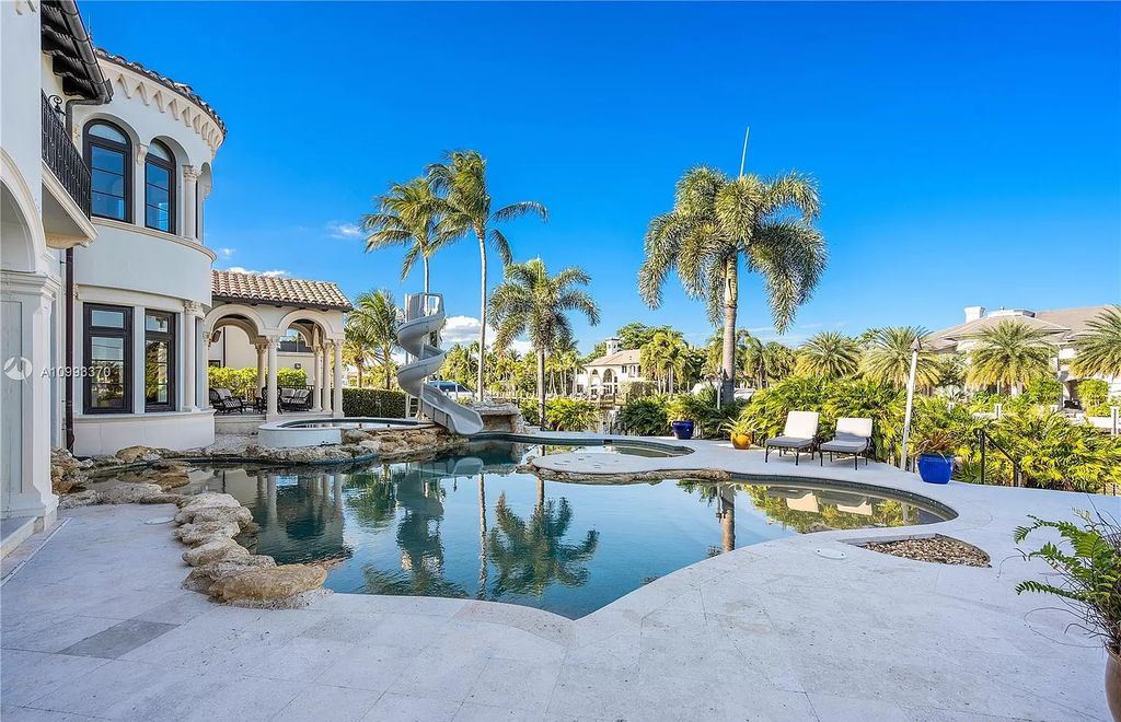The Mediterranean Villa in Fort Lauderdale is the spectacular Italian inspired estate designed by renowned Randall Stofft Architects now available for sale. This home located at 2571 Del Lago Dr, Fort Lauderdale, Florida