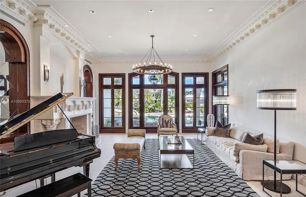 The Mediterranean Villa in Fort Lauderdale is the spectacular Italian inspired estate designed by renowned Randall Stofft Architects now available for sale. This home located at 2571 Del Lago Dr, Fort Lauderdale, Florida