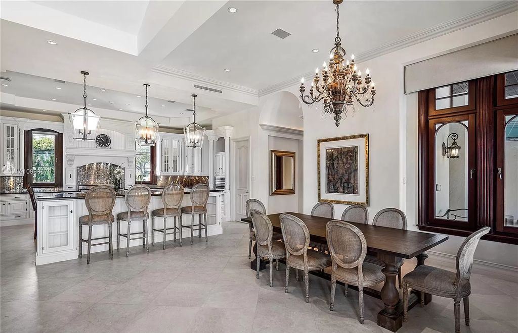 The Mediterranean Villa in Fort Lauderdale is the spectacular Italian inspired estate designed by renowned Randall Stofft Architects now available for sale. This home located at 2571 Del Lago Dr, Fort Lauderdale, Florida