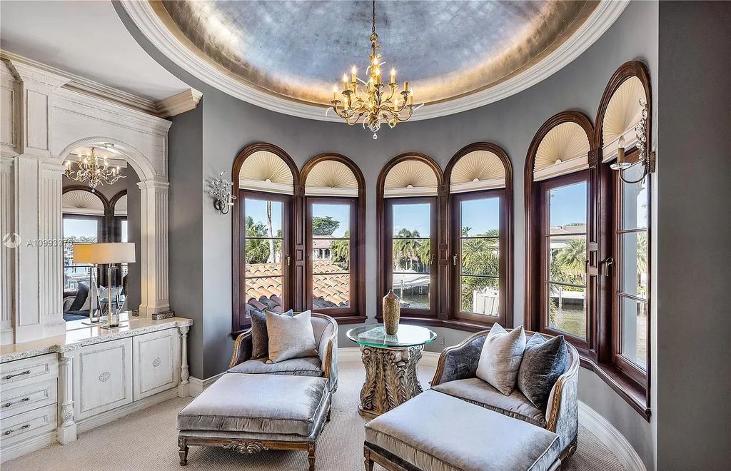 The Mediterranean Villa in Fort Lauderdale is the spectacular Italian inspired estate designed by renowned Randall Stofft Architects now available for sale. This home located at 2571 Del Lago Dr, Fort Lauderdale, Florida