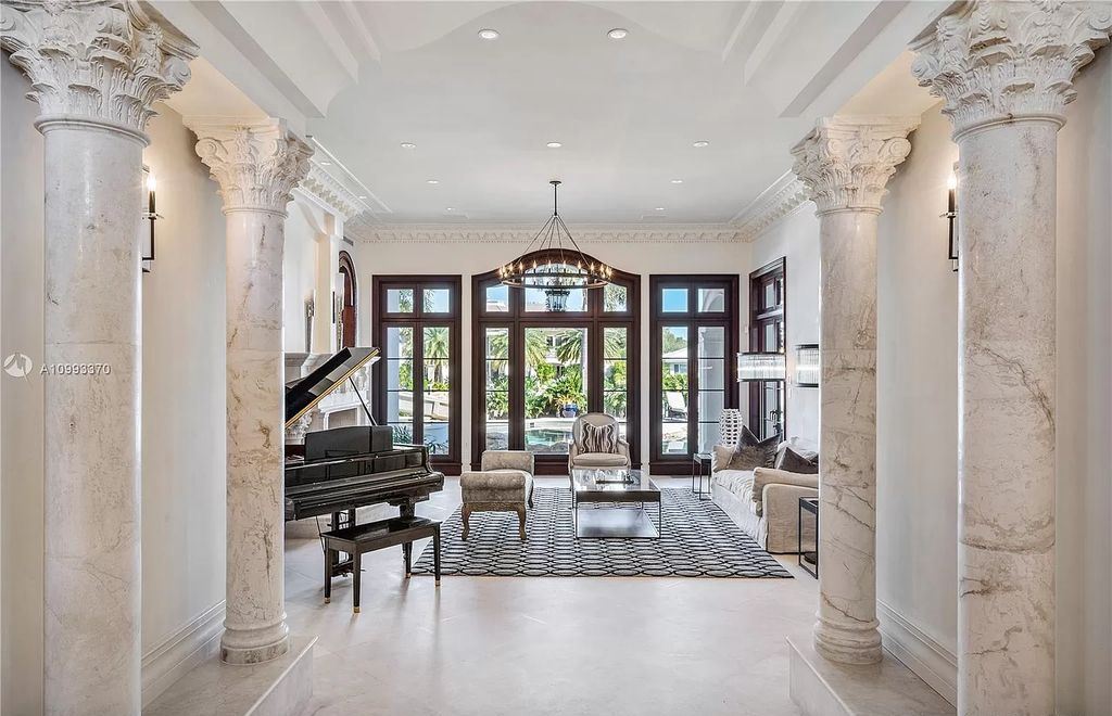 The Mediterranean Villa in Fort Lauderdale is the spectacular Italian inspired estate designed by renowned Randall Stofft Architects now available for sale. This home located at 2571 Del Lago Dr, Fort Lauderdale, Florida