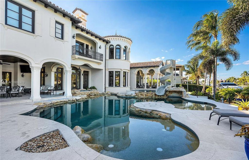 The Mediterranean Villa in Fort Lauderdale is the spectacular Italian inspired estate designed by renowned Randall Stofft Architects now available for sale. This home located at 2571 Del Lago Dr, Fort Lauderdale, Florida