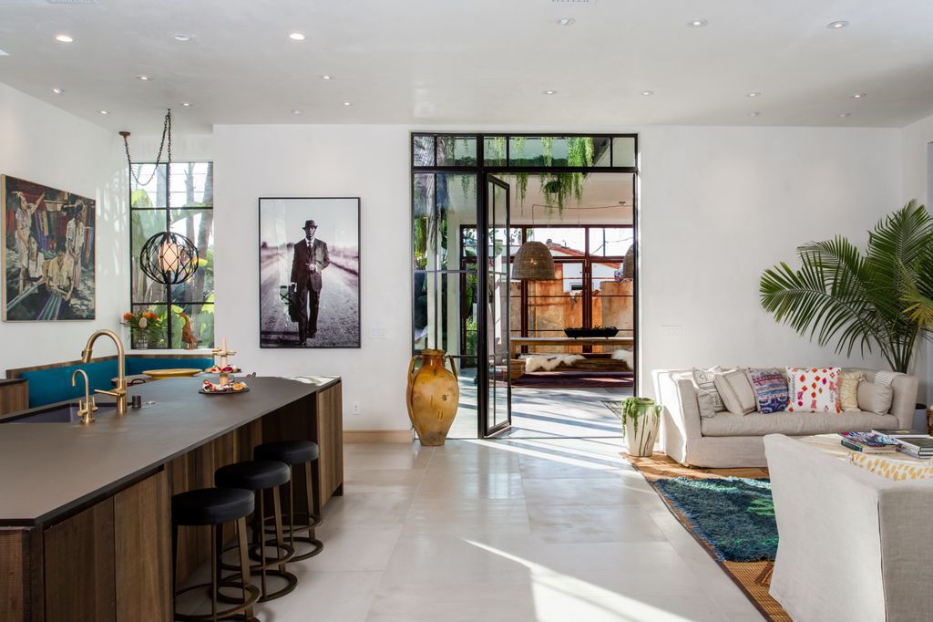 Stunning anticipated home by Kim Gordon design with Venice beach vibe in California