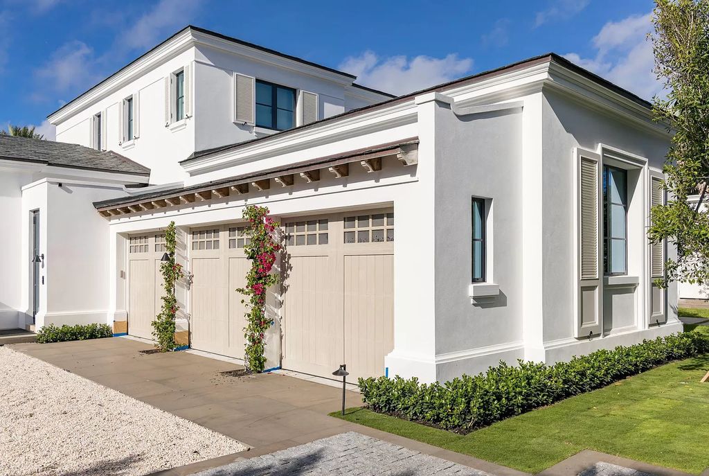 The Home in Palm Beach is a French Contemporary estate built incorporating the finest materials & craftsmanship now available for sale. This home located at 95 Middle Rd, Palm Beach, Florida