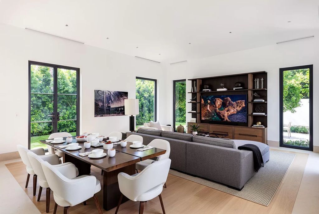 The Home in Palm Beach is a French Contemporary estate built incorporating the finest materials & craftsmanship now available for sale. This home located at 95 Middle Rd, Palm Beach, Florida