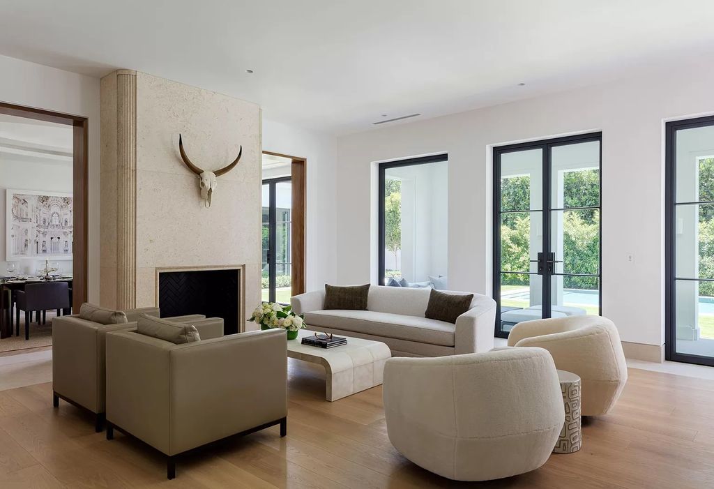 The Home in Palm Beach is a French Contemporary estate built incorporating the finest materials & craftsmanship now available for sale. This home located at 95 Middle Rd, Palm Beach, Florida
