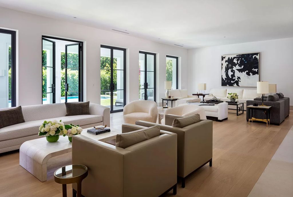 The Home in Palm Beach is a French Contemporary estate built incorporating the finest materials & craftsmanship now available for sale. This home located at 95 Middle Rd, Palm Beach, Florida
