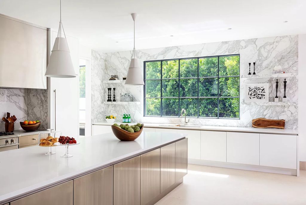 The Home in Palm Beach is a French Contemporary estate built incorporating the finest materials & craftsmanship now available for sale. This home located at 95 Middle Rd, Palm Beach, Florida