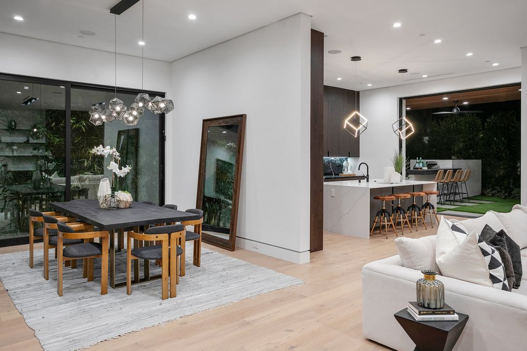 The Los Angeles Home is exquisite new construction modern gem offers sweeping open floorplan with a grand entrance now available for sale. This home located at 729 N Kilkea Dr, Los Angeles, California