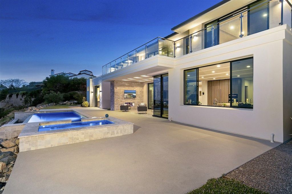 The Home in Rancho Santa Fe is a custom-built, two-story residence in the coveted Cielo community features breathtaking views now available for sale. This home located at 7923 Camino De Arriba, Rancho Santa Fe, California