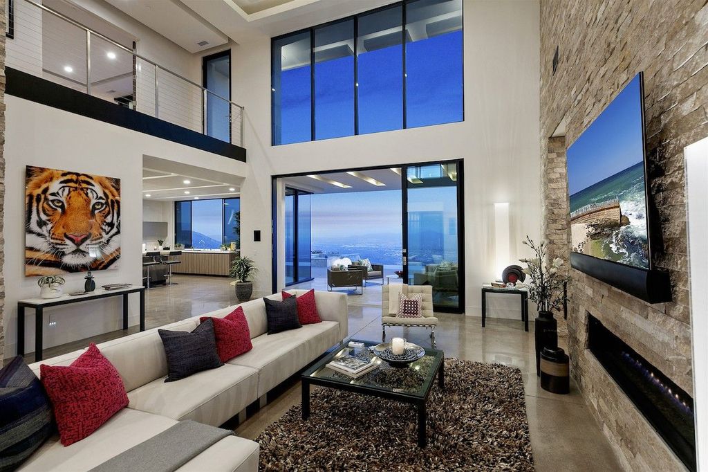 The Home in Rancho Santa Fe is a custom-built, two-story residence in the coveted Cielo community features breathtaking views now available for sale. This home located at 7923 Camino De Arriba, Rancho Santa Fe, California