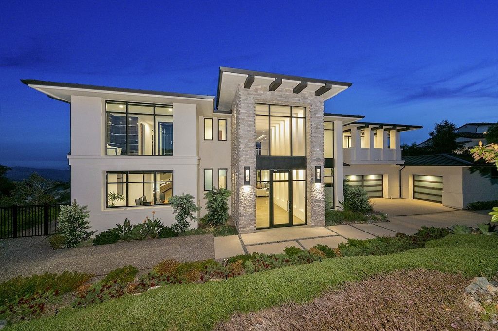 The Home in Rancho Santa Fe is a custom-built, two-story residence in the coveted Cielo community features breathtaking views now available for sale. This home located at 7923 Camino De Arriba, Rancho Santa Fe, California