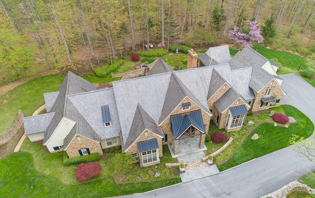 Regardless of Time or Space, This Extraordinarily Impressive Stone Manor in Maryland Priced at $3,960,000 Offers the Source of Enjoyment
