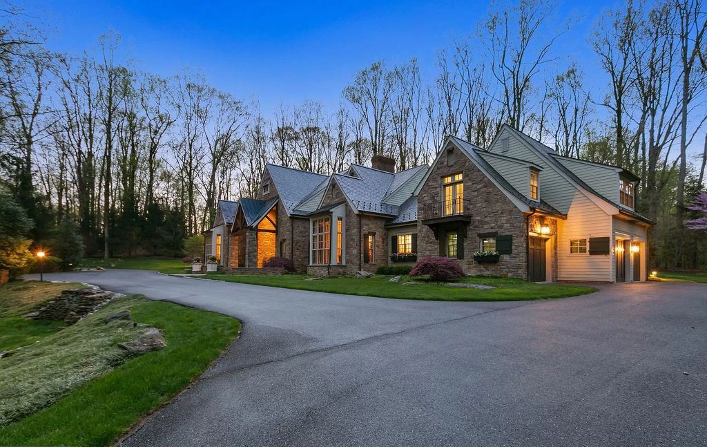Regardless of Time or Space, This Extraordinarily Impressive Stone Manor in Maryland Priced at $3,960,000 Offers the Source of Enjoyment