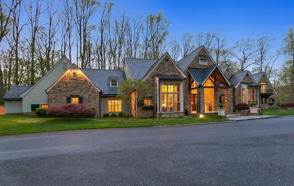 Regardless of Time or Space, This Extraordinarily Impressive Stone Manor in Maryland Priced at $3,960,000 Offers the Source of Enjoyment