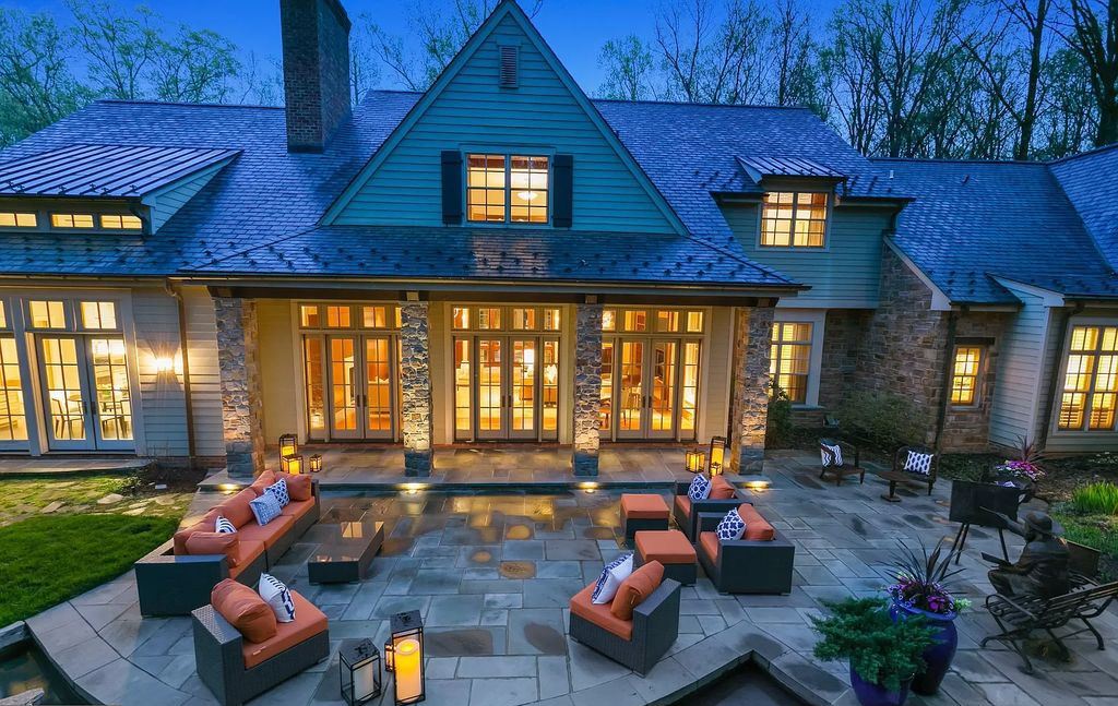 Regardless of Time or Space, This Extraordinarily Impressive Stone Manor in Maryland Priced at $3,960,000 Offers the Source of Enjoyment