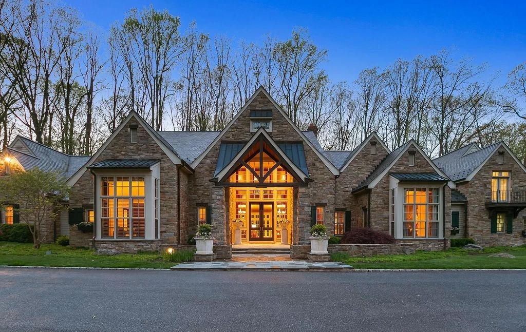 Regardless of Time or Space, This Extraordinarily Impressive Stone Manor in Maryland Priced at $3,960,000 Offers the Source of Enjoyment