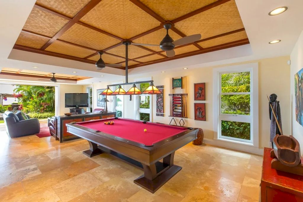 Fabulous Oceanfront Home Enjoys Truly Second-to-none Serenity and Beauty of Hawaiian Island Living Available for 8,737,000