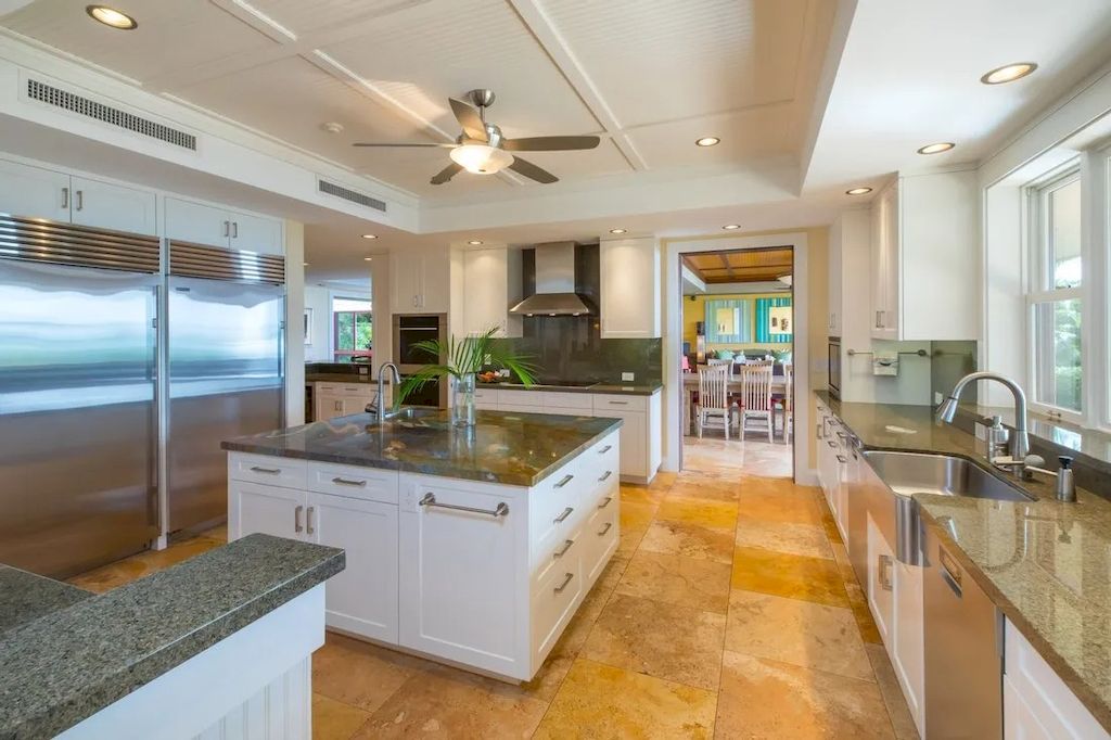 Fabulous Oceanfront Home Enjoys Truly Second-to-none Serenity and Beauty of Hawaiian Island Living Available for 8,737,000