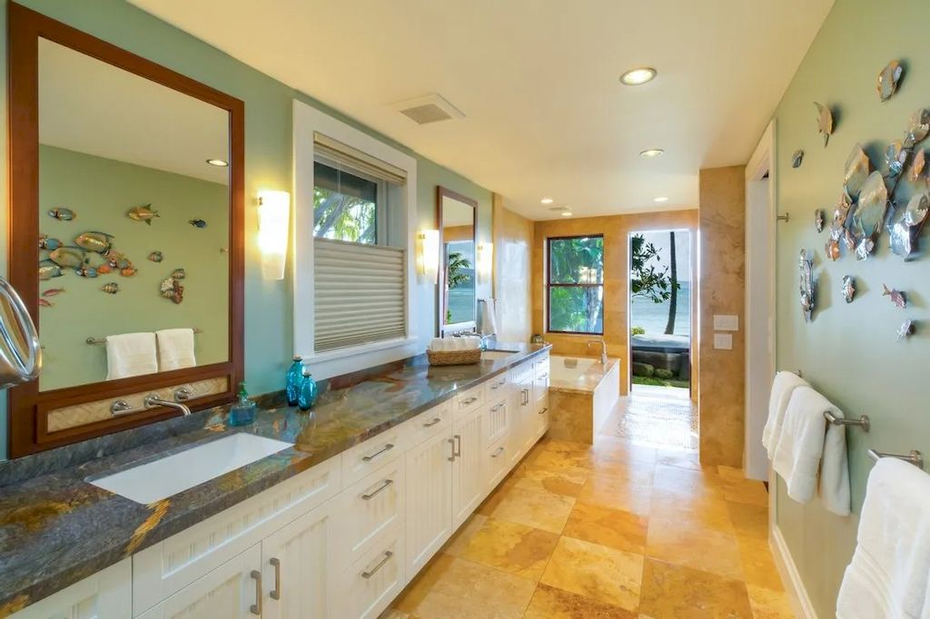 Fabulous Oceanfront Home Enjoys Truly Second-to-none Serenity and Beauty of Hawaiian Island Living Available for 8,737,000