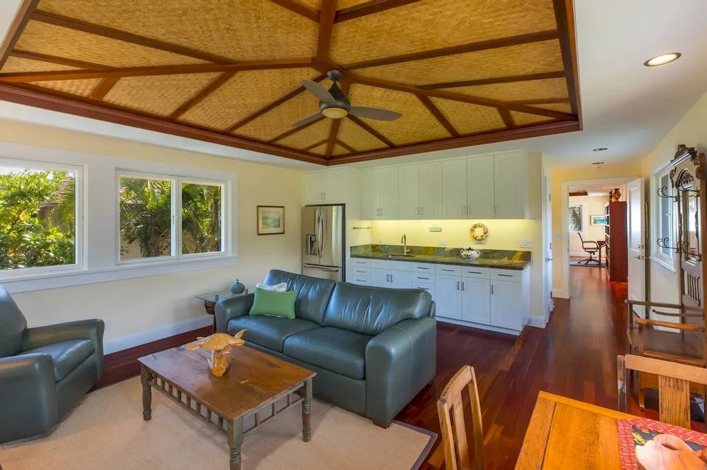 Fabulous Oceanfront Home Enjoys Truly Second-to-none Serenity and Beauty of Hawaiian Island Living Available for 8,737,000