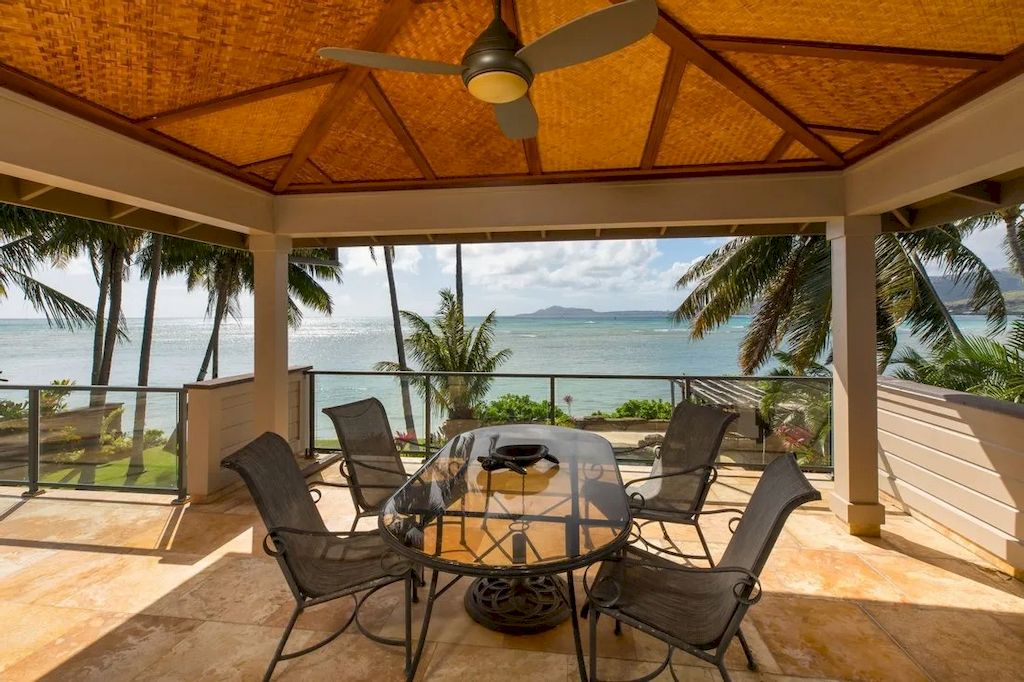 Fabulous Oceanfront Home Enjoys Truly Second-to-none Serenity and Beauty of Hawaiian Island Living Available for 8,737,000