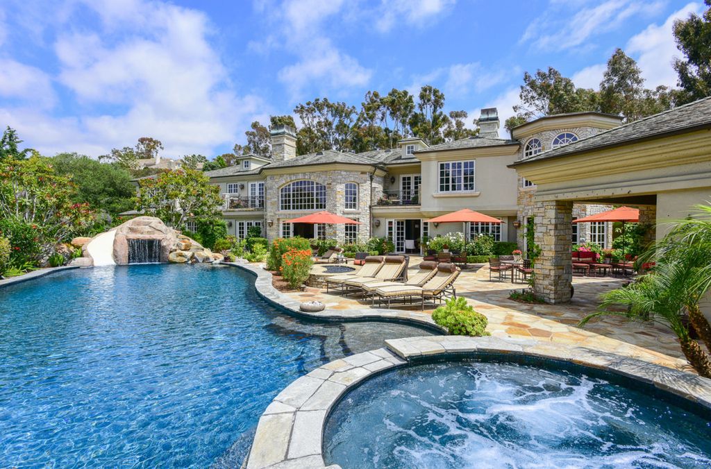 The Rancho Santa Fe Home is a quality custom built property brings the charm of the French countryside to Southern Californiain now available for sale. This home located at 6397 Clubhouse Dr, Rancho Santa Fe, California