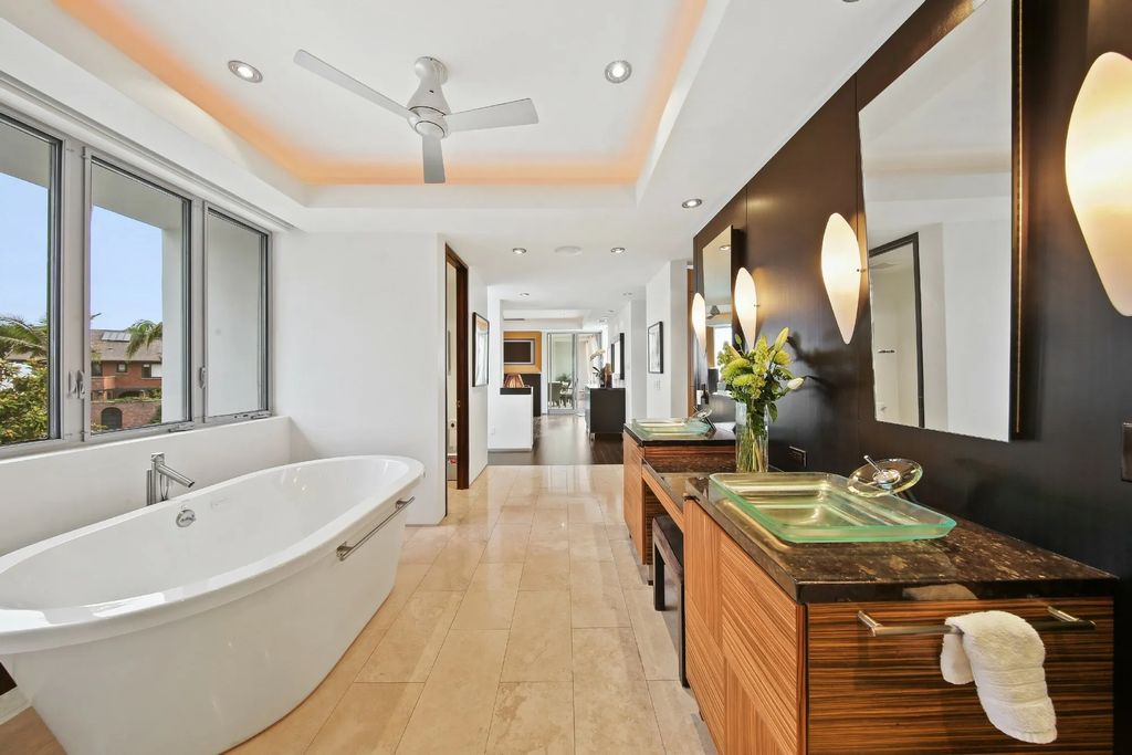 The California Seaside Home situated on one of the most spectacular beach village locations with organic and timeless design now available for sale. This home located at 1033 Loma Ave, Coronado, California