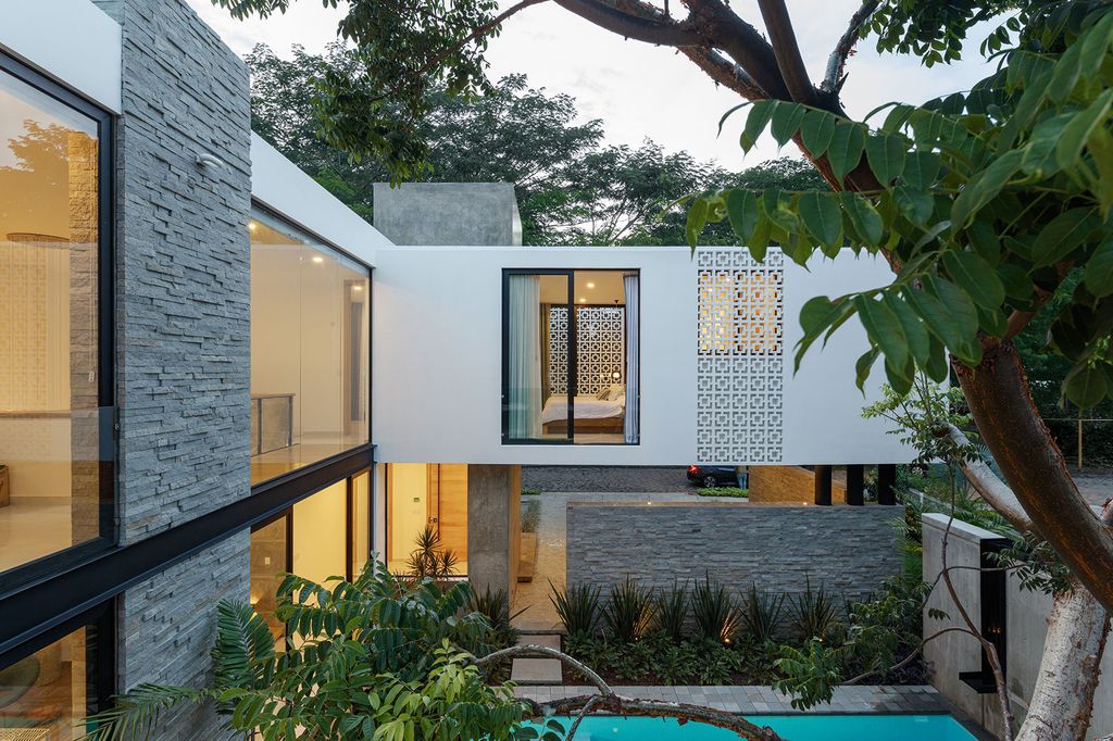Casa La Blanca, Stunning Mexican lattices House by Di Frenna Arquitectos