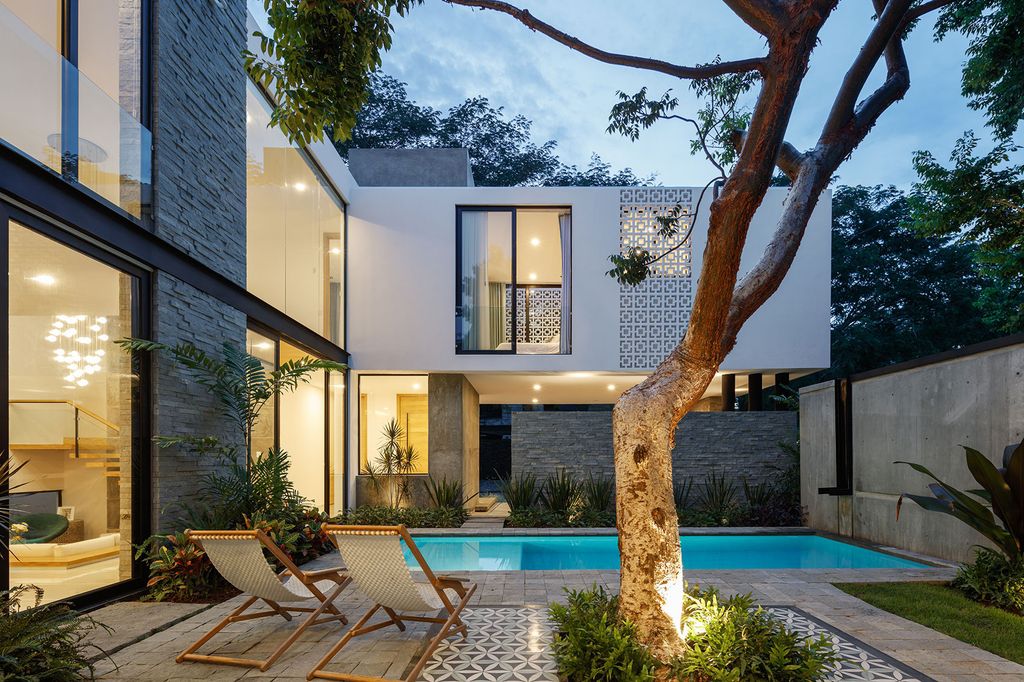 Casa La Blanca, Stunning Mexican lattices House by Di Frenna Arquitectos