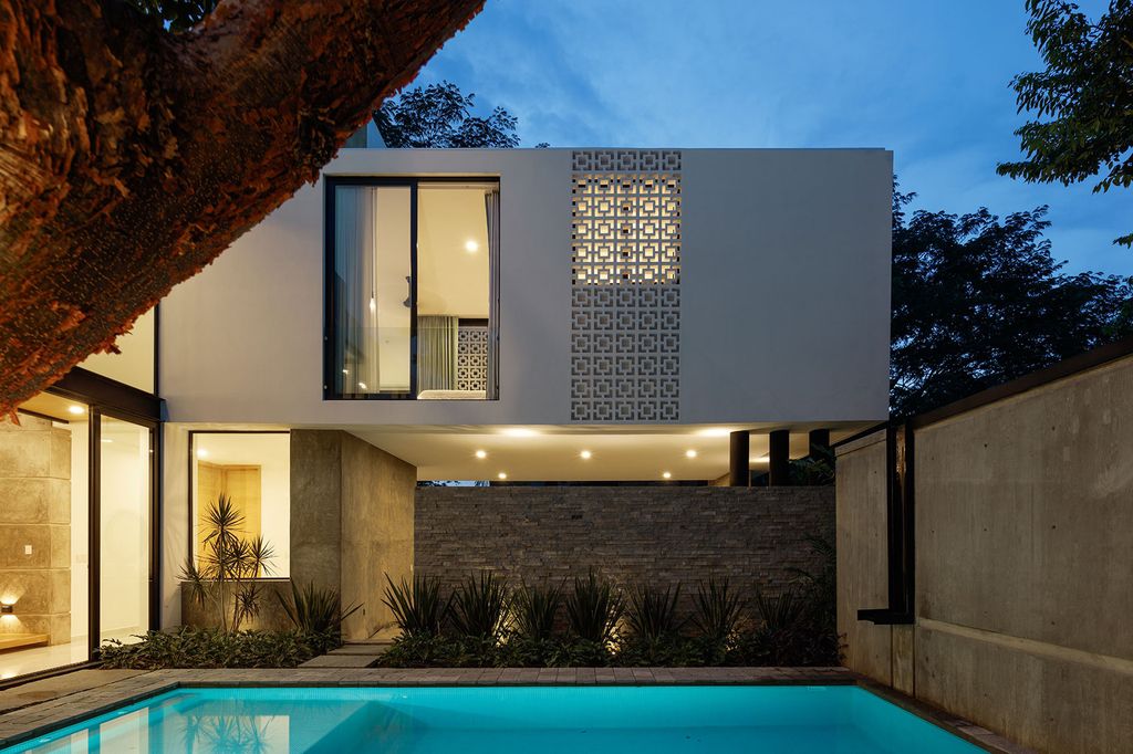 Casa La Blanca Stunning Mexican lattices House by Di Frenna Arquitectos 17