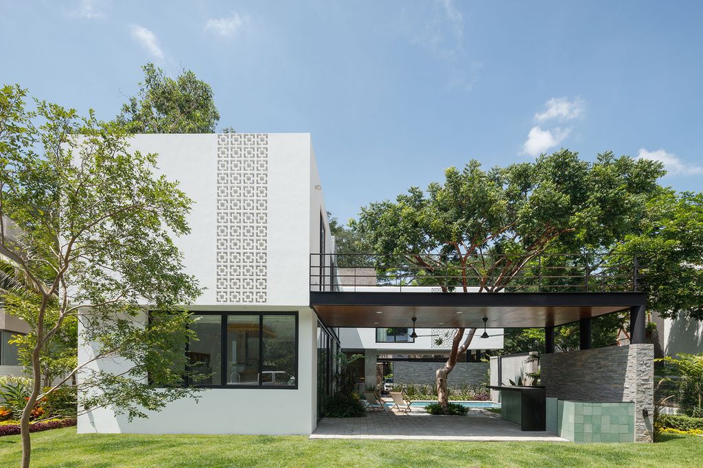 Casa La Blanca Stunning Mexican lattices House by Di Frenna Arquitectos 19
