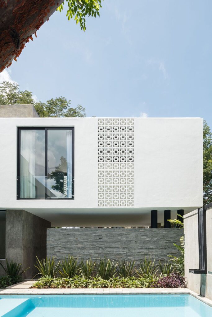 Casa La Blanca Stunning Mexican lattices House by Di Frenna Arquitectos 21