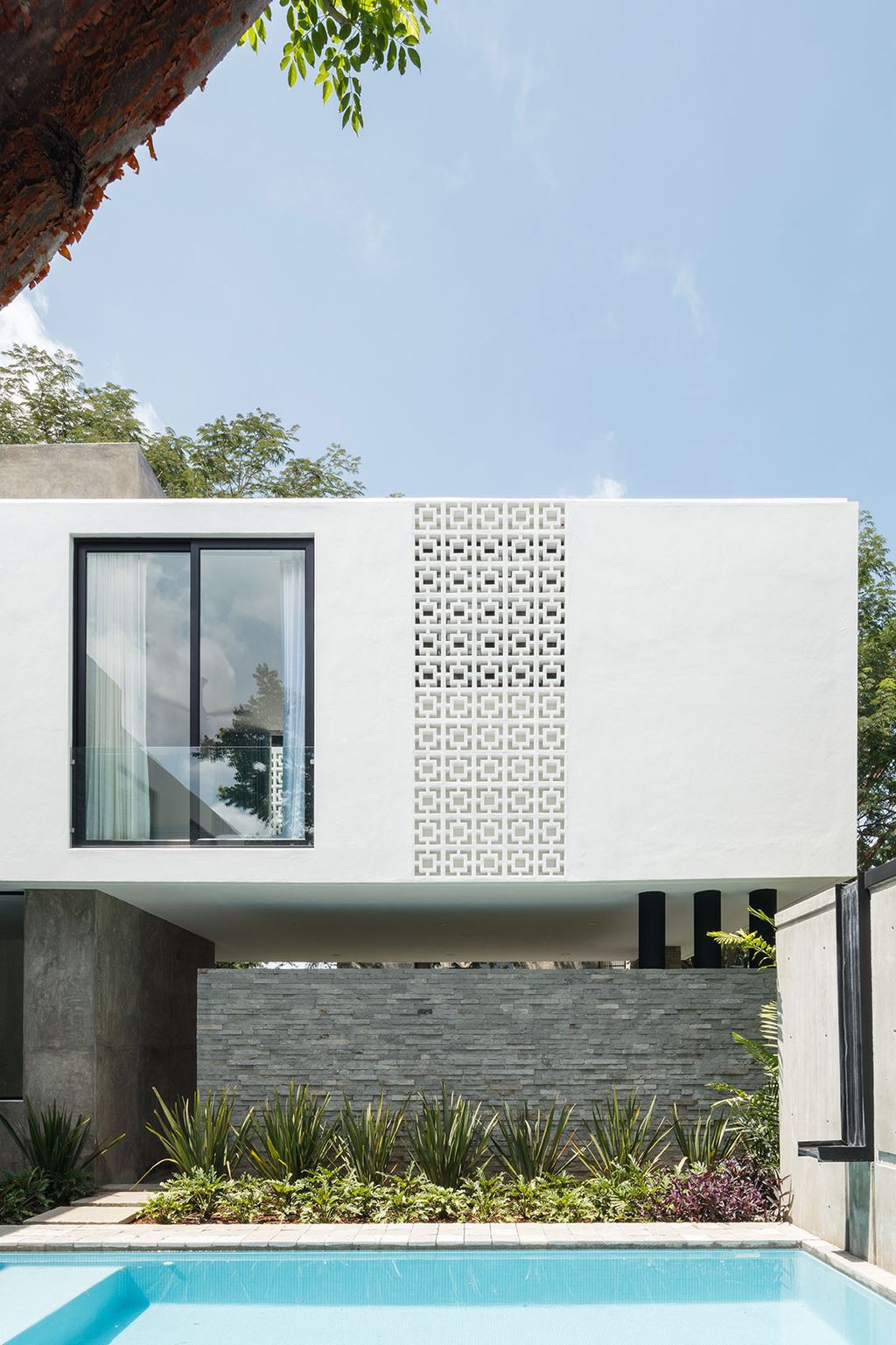 Casa La Blanca Stunning Mexican lattices House by Di Frenna Arquitectos 21