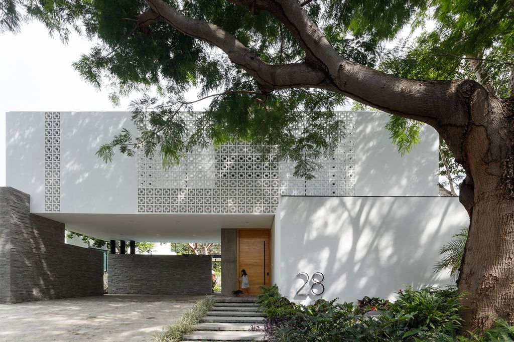 Casa La Blanca Stunning Mexican lattices House by Di Frenna Arquitectos 23