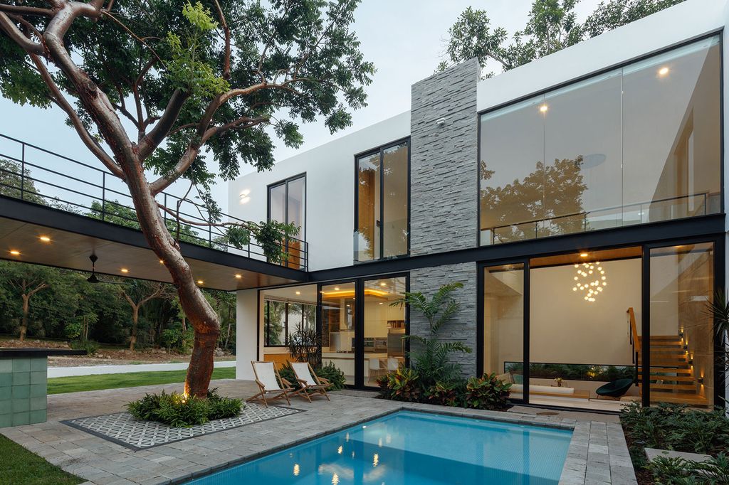 Casa La Blanca Stunning Mexican lattices House by Di Frenna Arquitectos 7