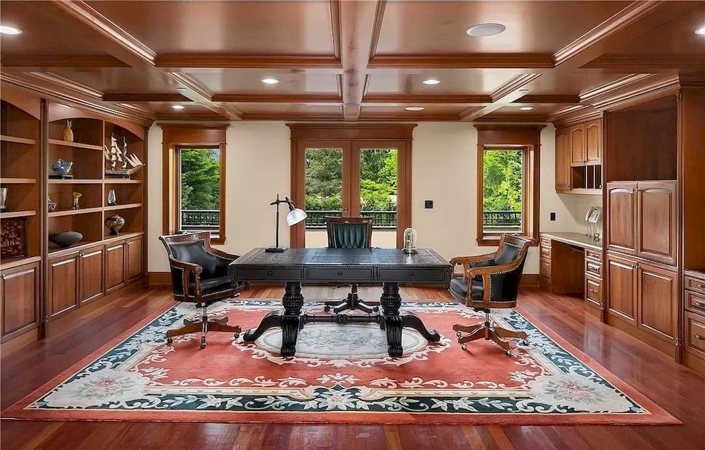 The Enchanting Mansion in Washington is an amazing home now available for sale. This home is located at 8626 NE 24th St, Clyde Hill, Washington